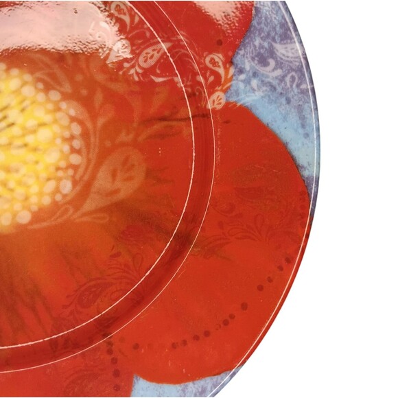 Waechtersbach Petal Power Salad Plates Petal Power Petunia Design Set of Four - Picture 6 of 13